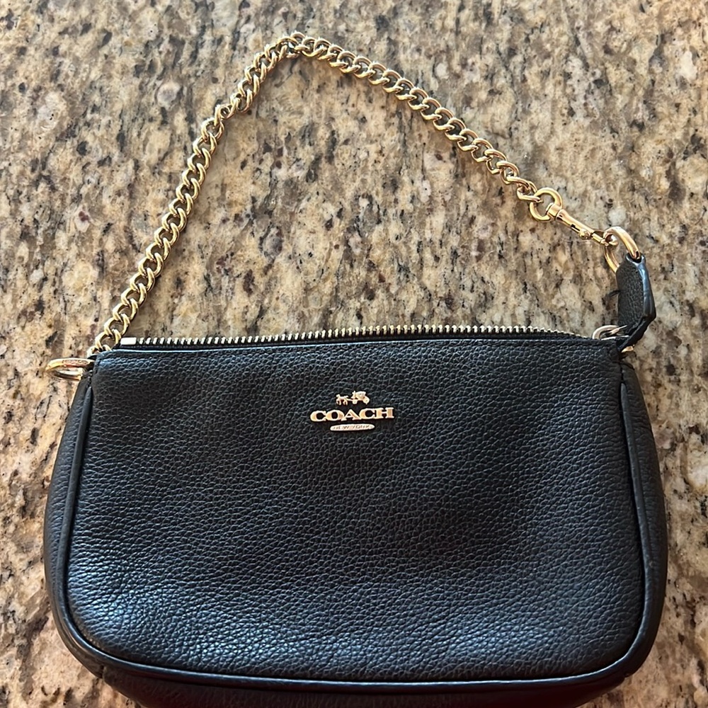 Black Coach Clutch/Wristlet